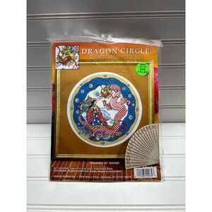 Dragon Circle Cross Stitch Kit Design Works